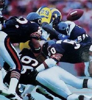 Eric Dickerson Swallowed up by the Bears Defense