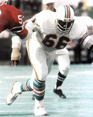 Dolphins Hall of Fame Offensive Lineman Larry Little