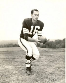 Rookie Browns QB Milt Plum in 1957