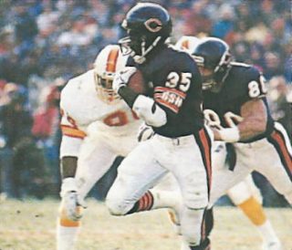 Neal Anderson 1989 Chicago Bears against the Tampa Bay Buccaneers