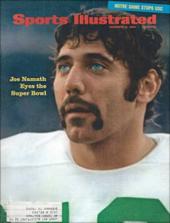 Joe Namath on the Cover of Sports Illustrated in December of 1968