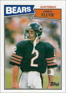 Doug Flutie 1987 Chicago Bears Topps Football Card #45