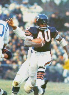 Gale Sayers Chicago Bears Hall of Fame Running Back