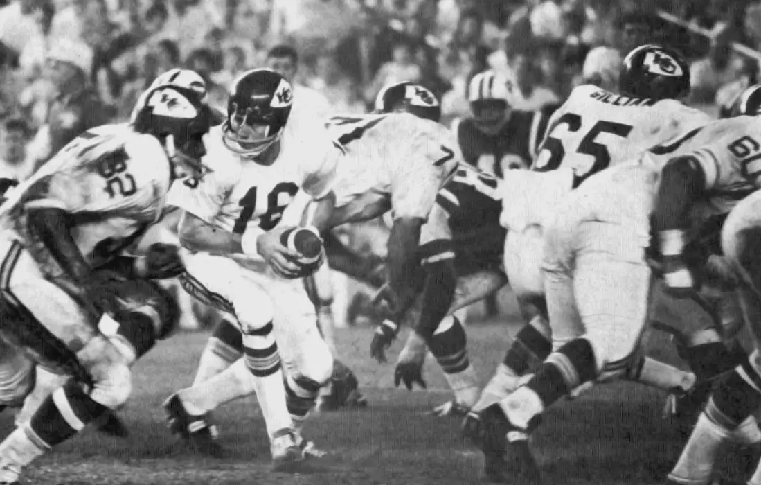 Len Dawson Chiefs vs Jets, 1964 AFL