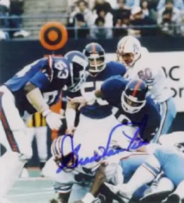 Brad van Pelt & Harry Carson vs Houston Oilers