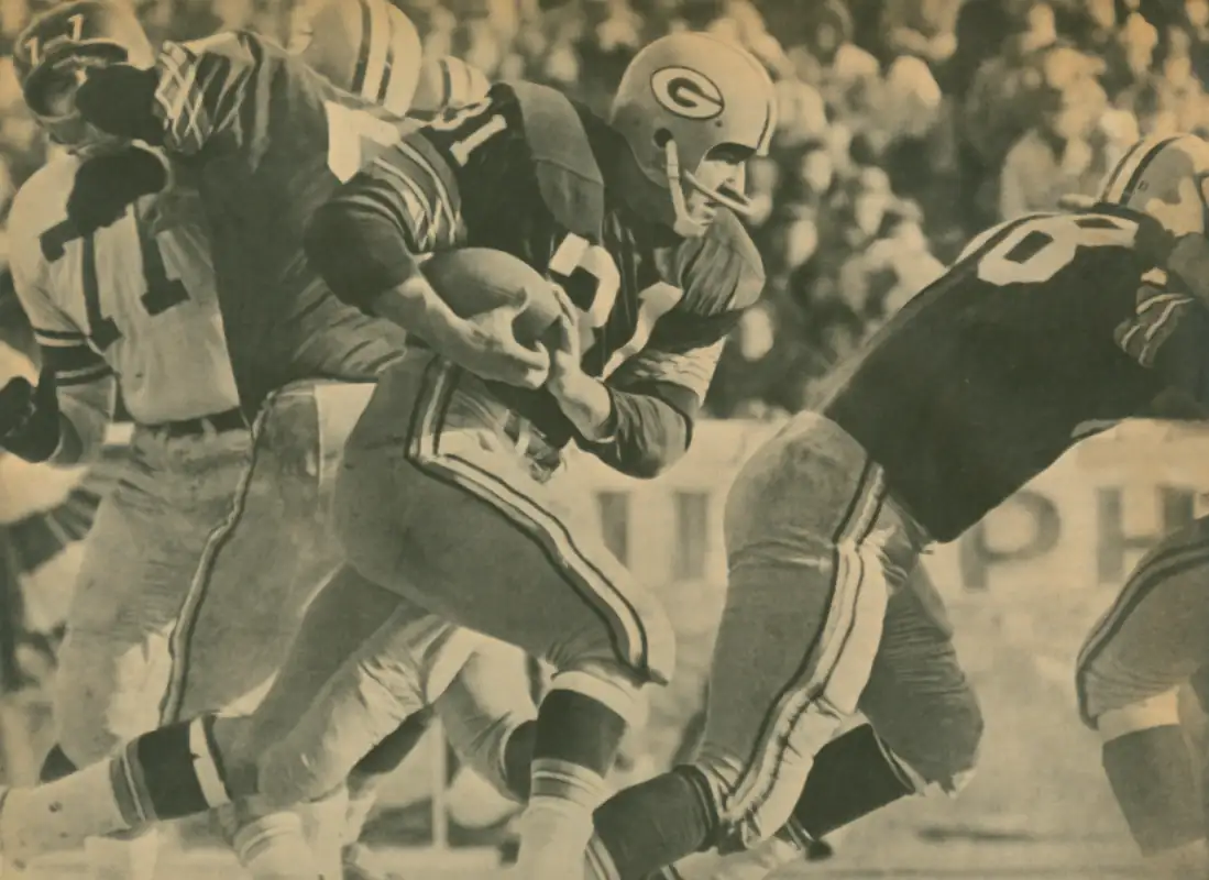 Jim Taylor vs Dick Modzelewski - 1961 Packers/Giants