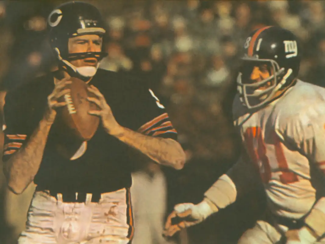 Billy Wade & Andy Robustelli, 1963 NFL Title Game