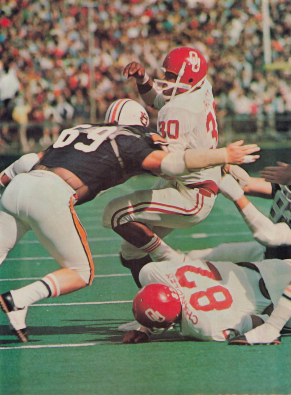 Greg Pruitt, Oklahoma Sooner in 1972 Sugar Bowl