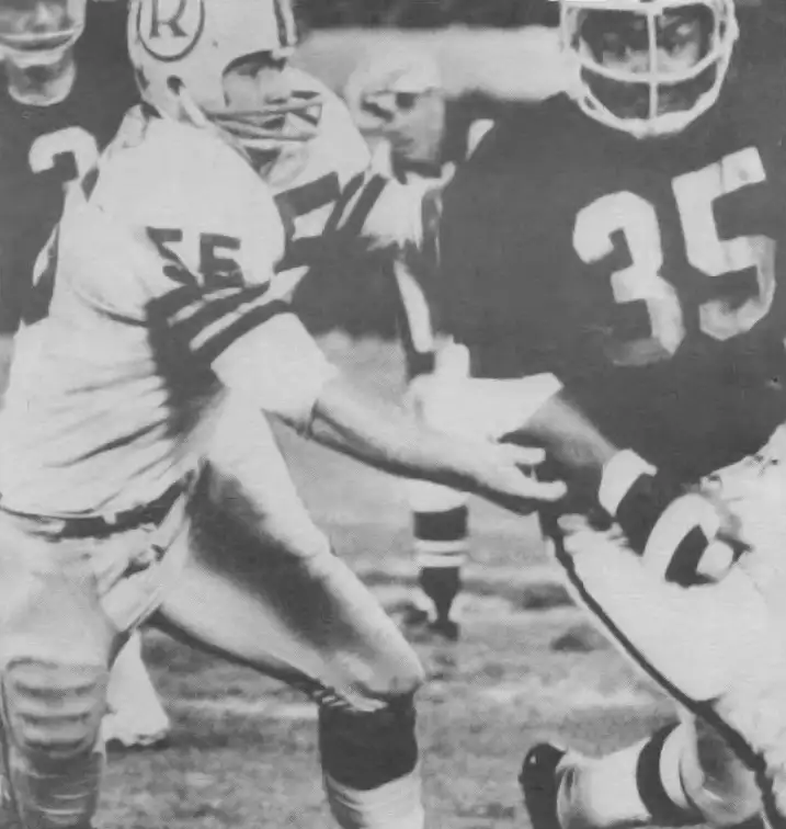 Chris Hanburger, Redskins & Hewritt Dixon, Raiders 1970 NFL