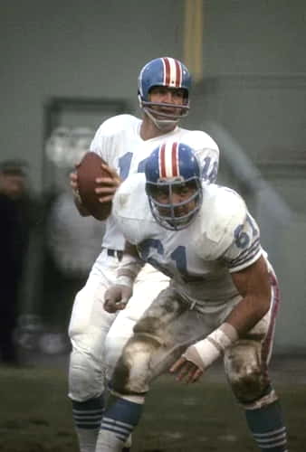 Quarterback George Blanda & Guard Bob Talamini - Houston Oilers AFL