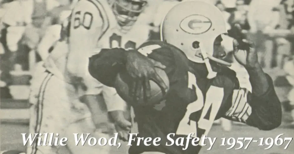 Willie Wood Defensive Back 1957 to 1967 Facebook Meme