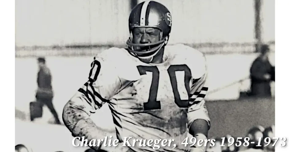 Charlie Krueger, 49ers Defensive Tackle 1958 to 1973 Meme 1973 Meme