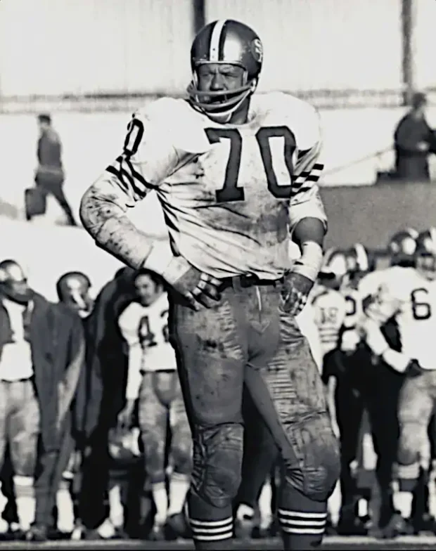 Classic Photo of Charlie Krueger, San Francisco 49er Legend