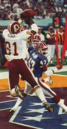 Ark Monk Nullified TD Catch Super Bowl XXVI vs Buffalo