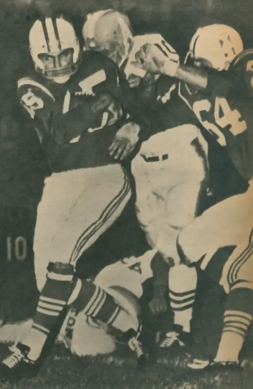 Babe Parilli Scores vs Houston in 1961