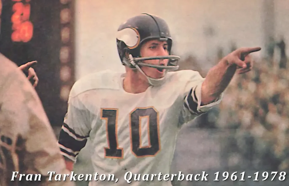 Fran Tarkenton Quarterback 1961 to 1978 Meme