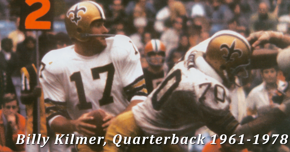 Billy Kilmer NFL Quarterback 1961 to 1978 Saints Meme