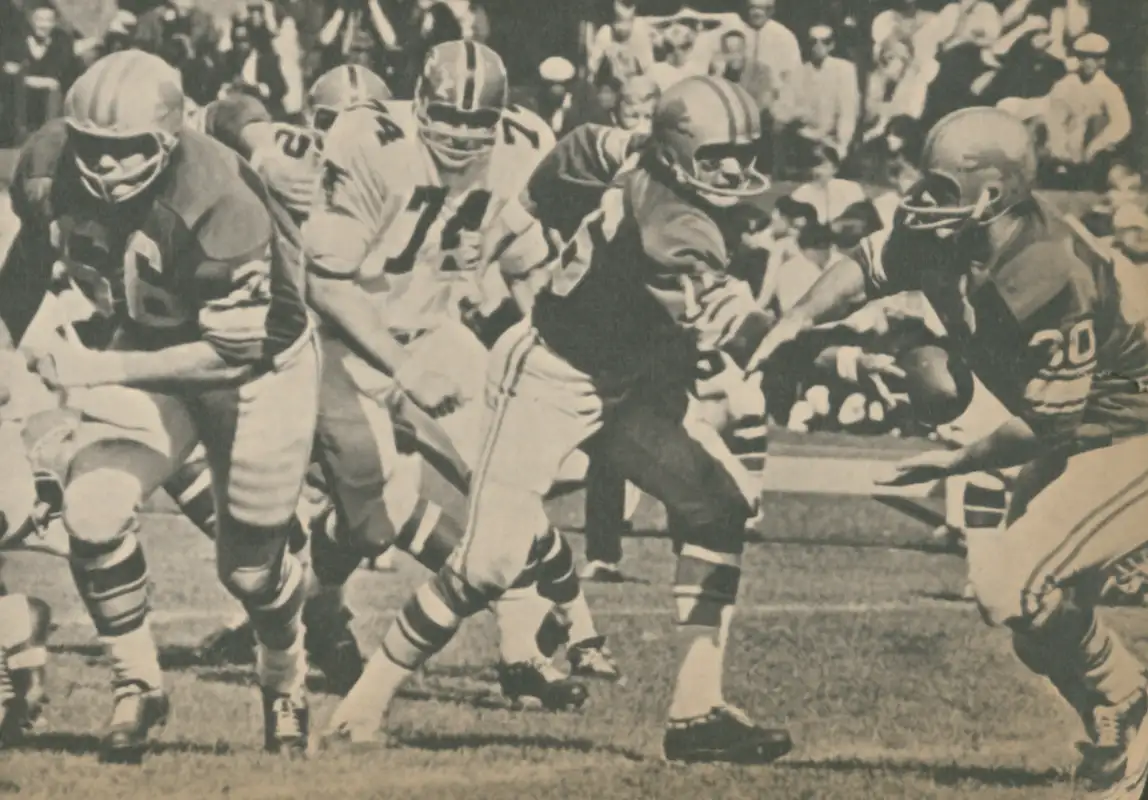 Milt Plum and Joe Don Looney - 1966 Lions vs Falcons