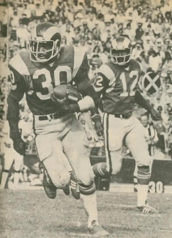 Rams Lawrence McCutcheon, 1975 NFL