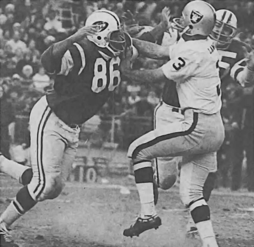 Verlon Biggs, Jets - Daryle Lamonica of the Raiders