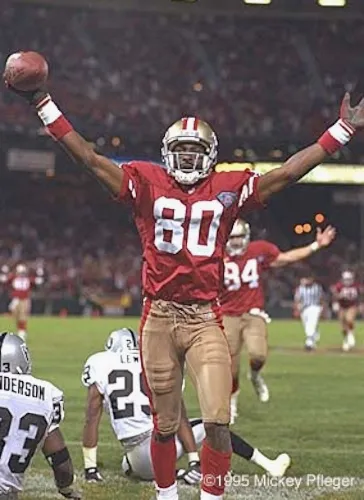 49ers Legend Jerry Rice makes TD Catch vs Raiders