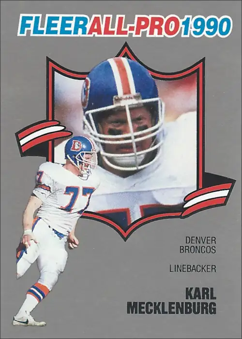 Karl Mecklenburg 1990 Fleer All Pro #15