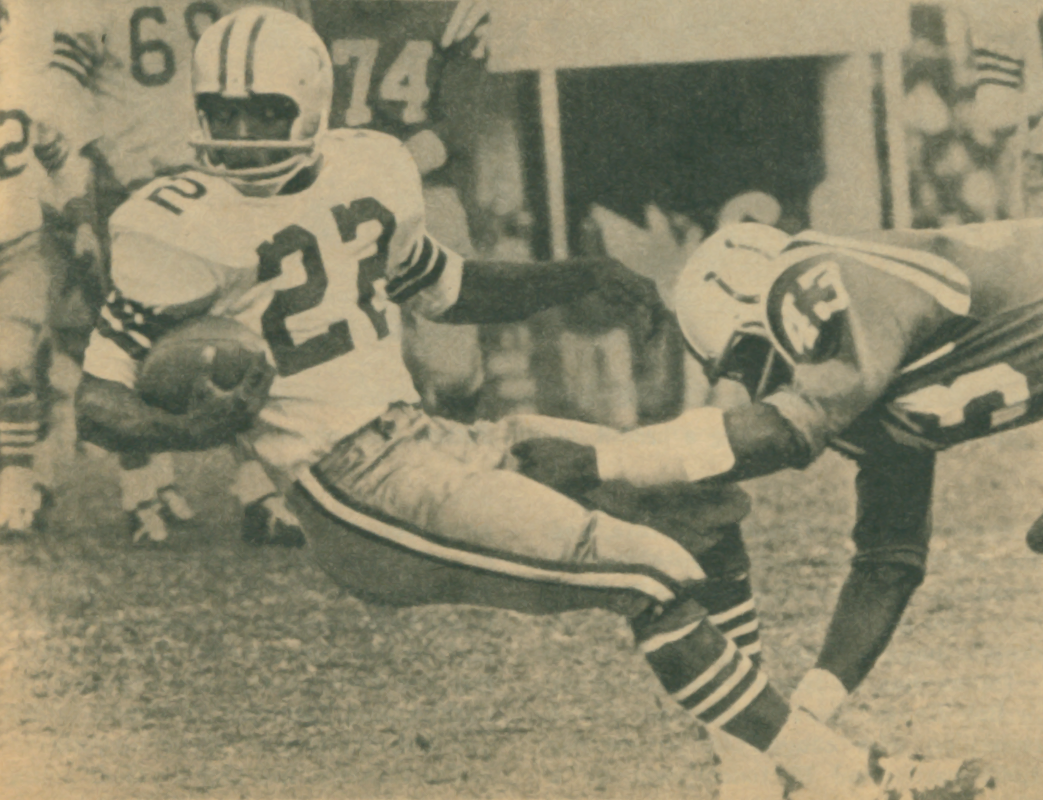 Cowboy Bob Hayes Makes Catch vs Lenny Lyles, Baltimore Colts