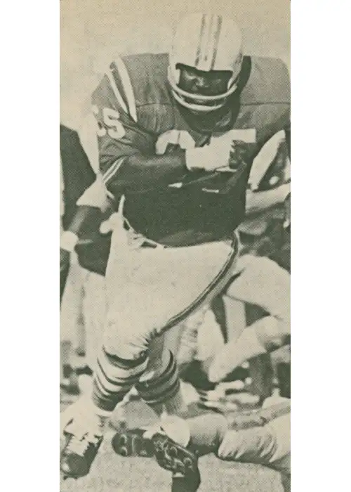 Old School Football picture of Boston Patriots Defensive Lineman Houston Antwine