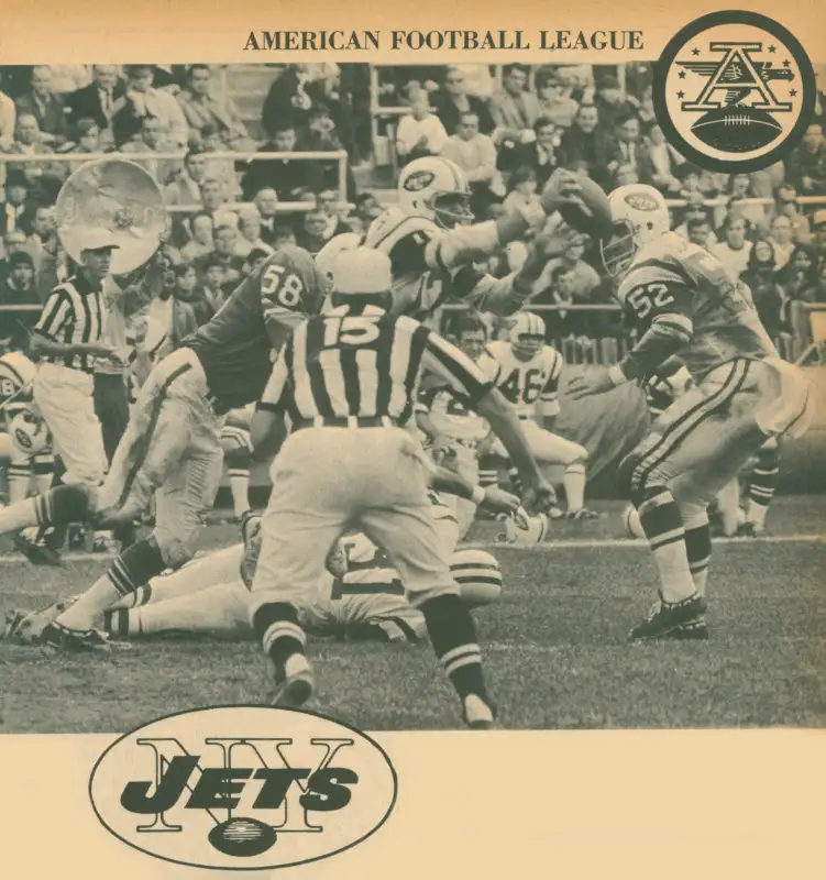 Mike Stratton Sacks Joe Namath – From a 1969 Sports Magazine Photo
