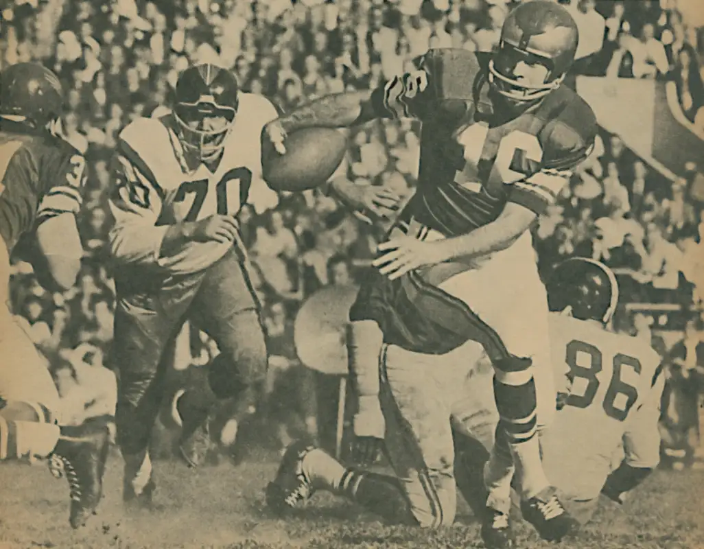 Norm Snead Eagles & Sam Huff Redskins - 1964 Classic NFL