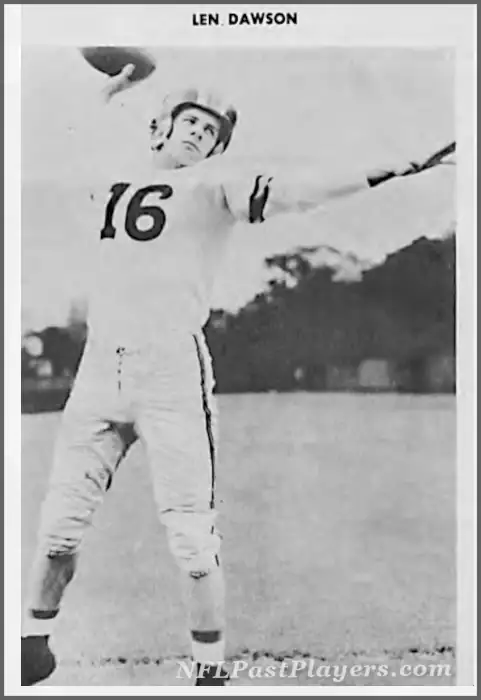 The Steelers 1957 1st Round Draft Pick - Len Dawson