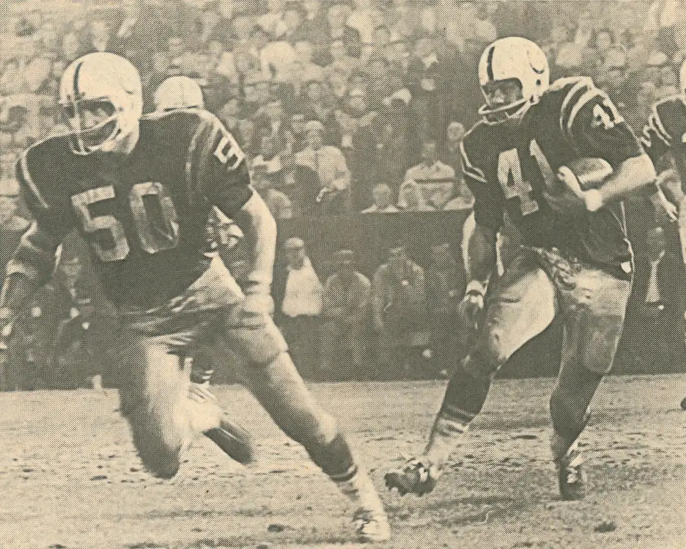 Bill Curry & Tom Matte - 1970 Baltimore Colts