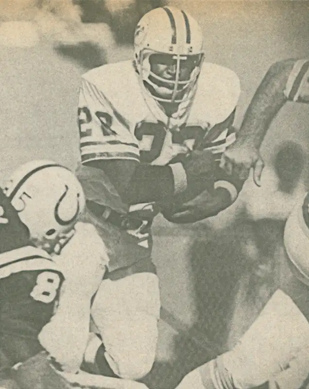 The Dolphins Mercury Morris in 1973