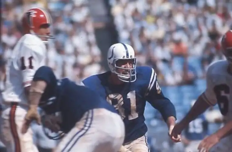 Ordell Braase, Colts Defensive End 1957 to 1968
