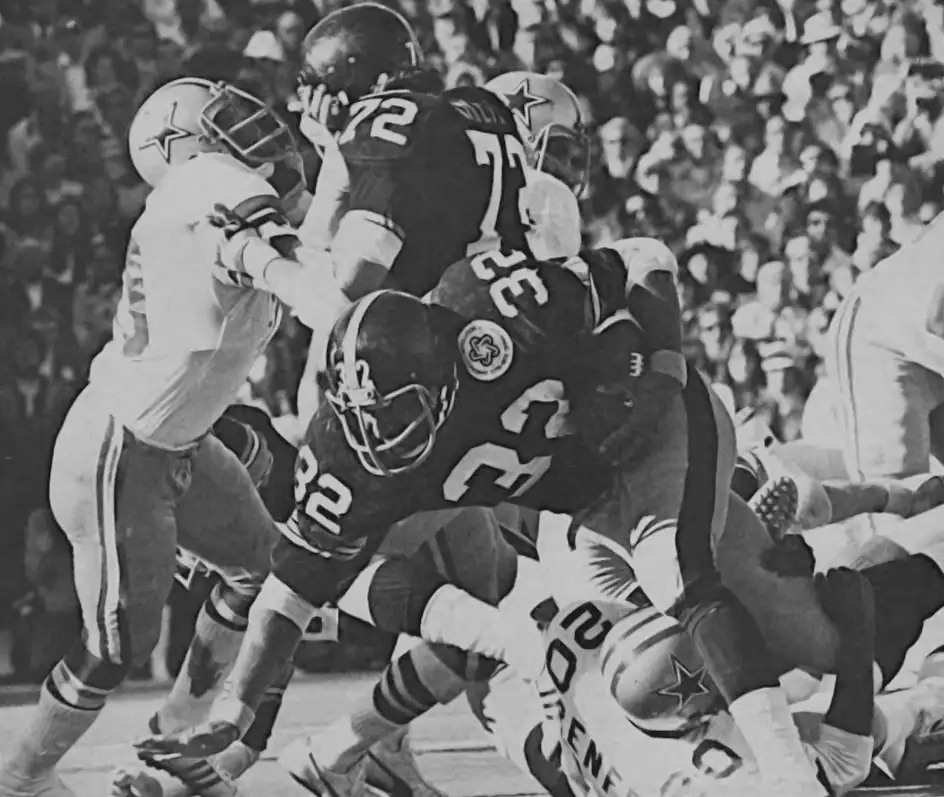 Super Bowl X - Franco Harris & Gerry Mullins vs the Dallas Cowboys Defense
