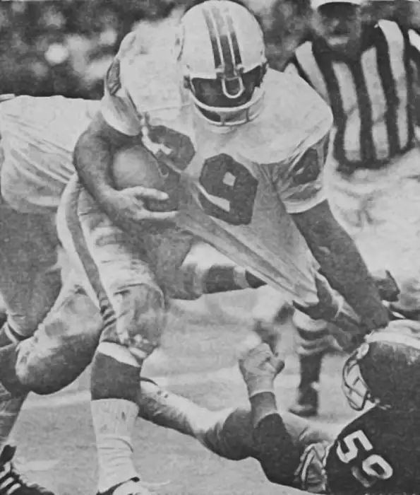 Larry Csonka Runs Over Jack Ham - 1970s NFL