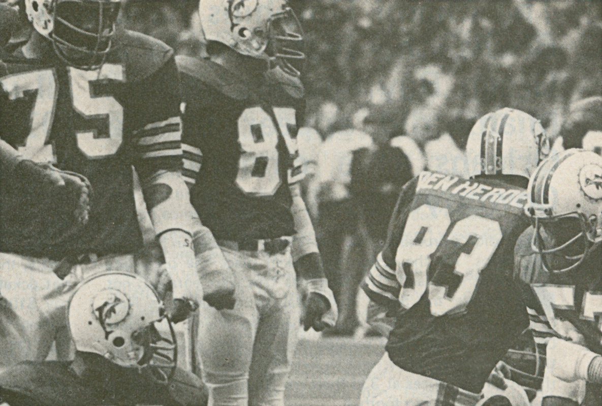 Nick Buoniconti with Manny Fernandez & Vern Den Herder | Miami Dolphins 1970s Defense