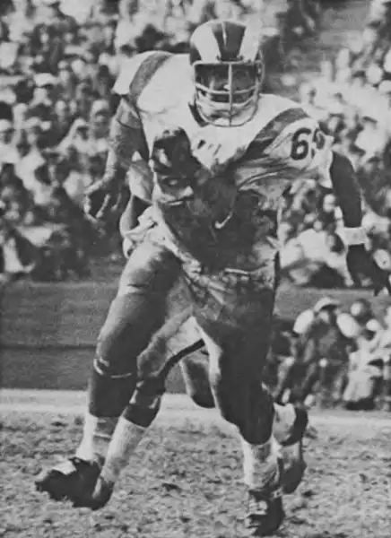 Tom Mack, Los Angeles Rams Hall Of Fame Guard