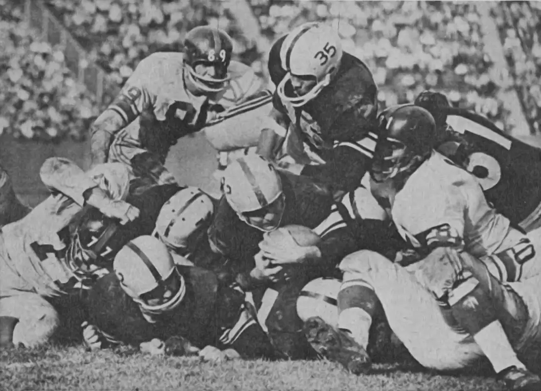 Bobby Layne & the Steelers vs the New York Giants Defense | 1950s NFL
