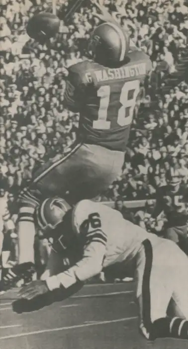 49ers star receiver of the early 1970s - Gene Washington, a 1st-round draft pick in 1969 out of Stanford, was a Pro Bowl selection his rookie season of 1969 and each year till 1972.