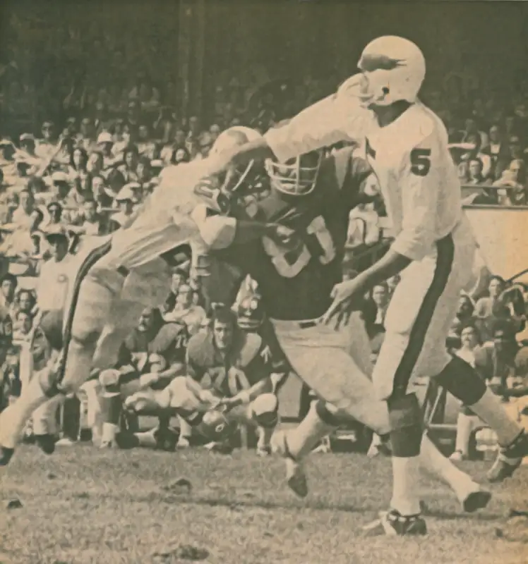 Jack Gregory, Giants Rushing Roman Gabriel, Eagles | 1973 NFL