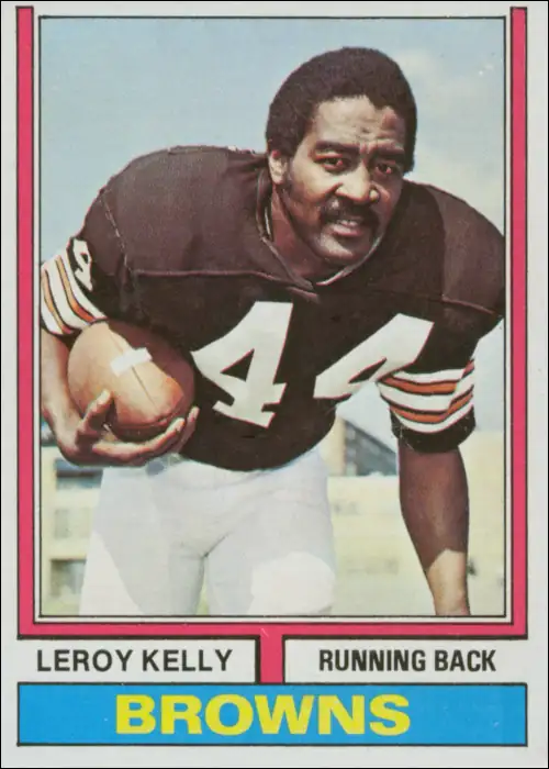 Leroy Kelly 1974 Cleveland Browns Topps NFL Football Trading Card #350