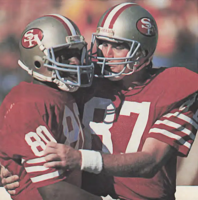 49er Greats Jerry Rice and Dwight Clark