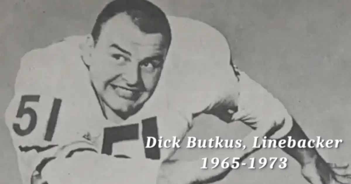 Dick butkus hall of fame linebacker 1965