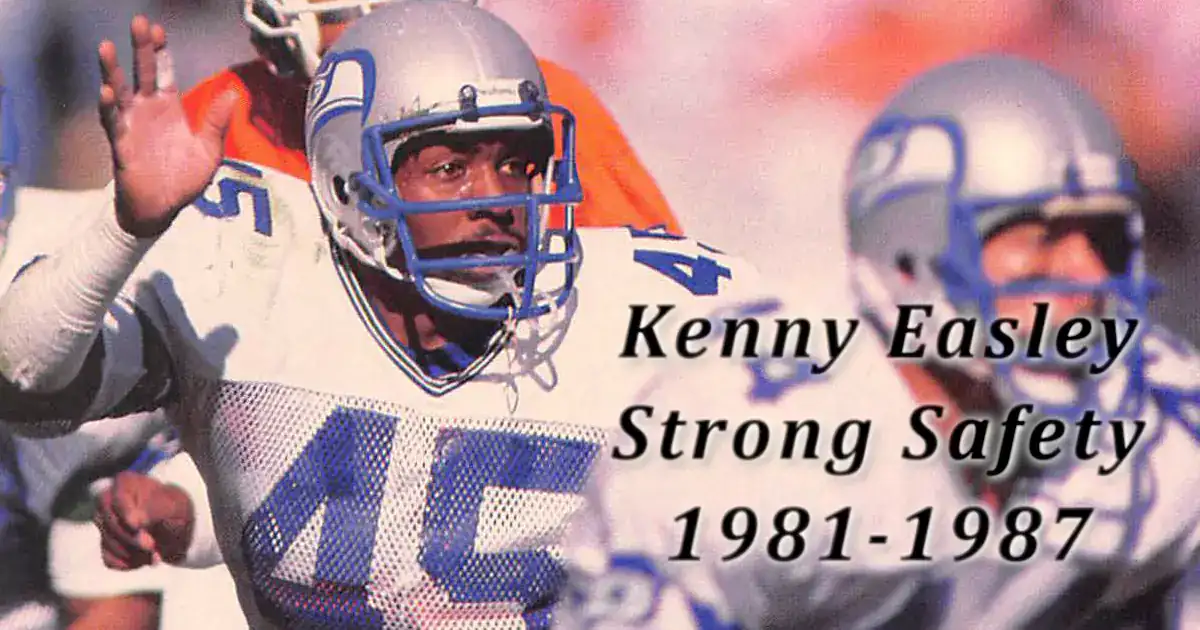 Ken Easley, Seattle Seahawks Hall Of Famer 1981 to 1987 Meme