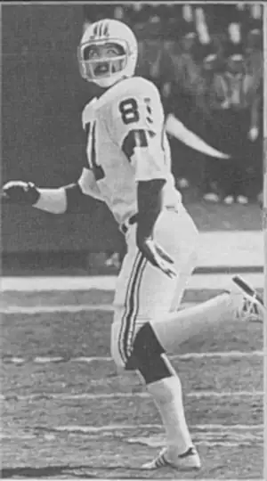 New England Patriots Tight End Russ Francis