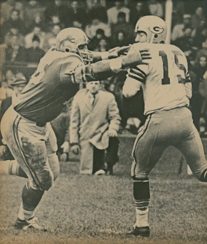 Roger Brown Sacks Bart Starr in the 1962 Thanksgiving Day Massacre Game