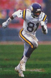 Anthony Carter of the Minnesota Vikings, 1985-1995