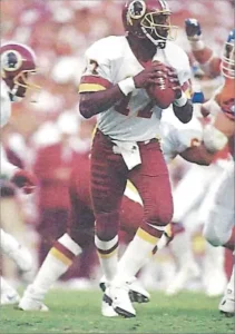 Doug Williams passing against Denver in Super Bowl XXII