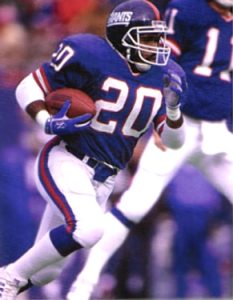 New York Giants All-Pro Runningback Joe Morris